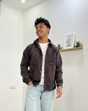 Surchemise en Velours côtelé