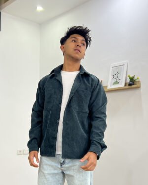 Surchemise en Velours côtelé